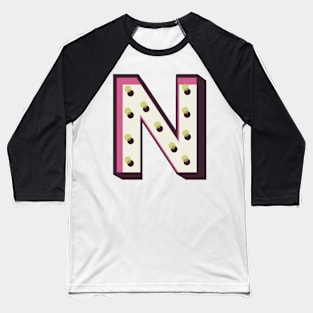 Name Letter N Baseball T-Shirt